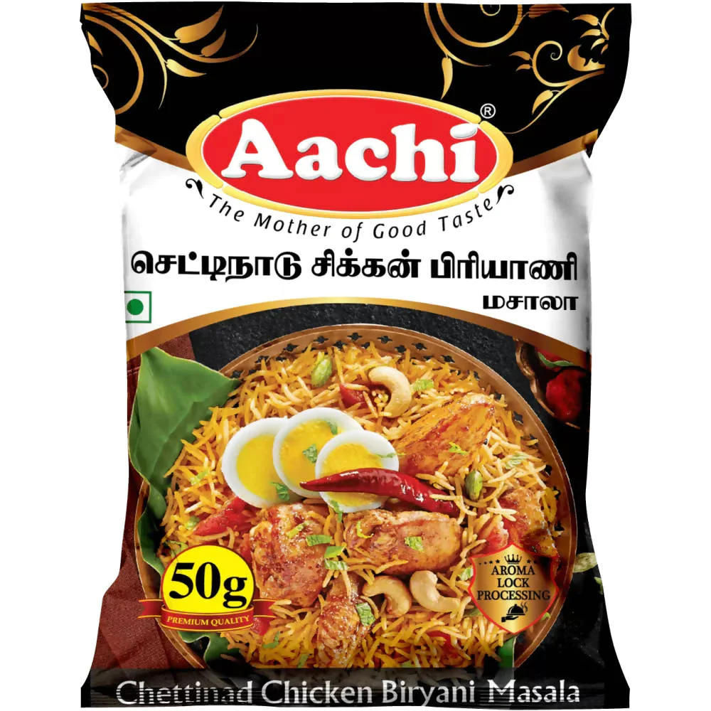 Aachi Chettinadu Chicken Biryani Masala, 50 g-1.webp
